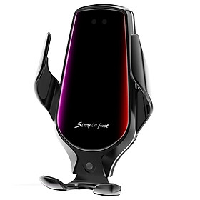 R3 Wireless Charger 10W / 7.5W / 5W Fast Charge Type-C Wireless Charging Auto Clamp Phone Mount Car Charger with Cable