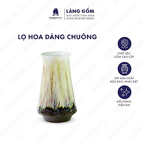 Mua Bình hoa  lọ hoa Gốm sứ Bát Tràng cao cấp Men chảy dáng chuông dùng làm quà tặng  trang trí - Làng Gốm Bát Tràng