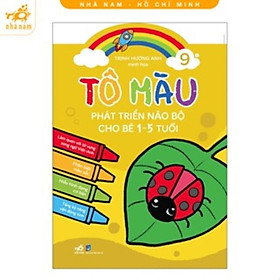 Sách - Bộ Tô màu phát triển não bộ cho bé 1-5 tuổi (10 tập) (Nhã Nam HCM)