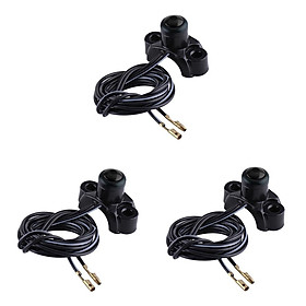 3x   Black   Motorcycle   CNC   Engine   Stop   Start   Kill   Switch   for