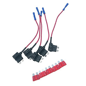 5pcs 10A Add Circuit Car Mini Wire Fuse Holder  Tap