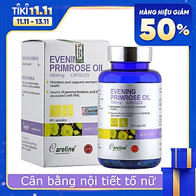 Hình ảnh  Tinh dầu hoa anh thảo Careline Evening Primrose Oil 60v