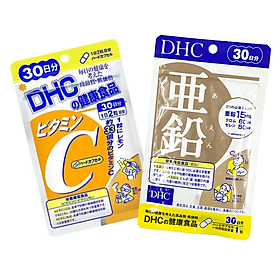 Combo Kẽm ZinC+VitaminC DHC NHật Hỗ trợ sáng da, mờ thâm và ngăn ngừa mụn - QuaTangMe Extaste