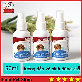 Xịt Hướng Dẫn Cún Đi Vệ Sinh Đúng Chỗ Bioline Huấn Luyện Cún Sử Dụng Khay Vệ Sinh Lần Đầu