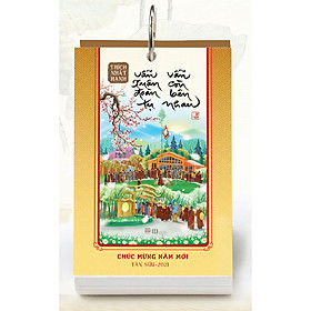 Lịch Tết 2021 Để Bàn (10x15 Cm) - Vẫn Xuân Đoàn Tụ - Vẫn Còn Bên Nhau (Thích Nhất Hạnh)