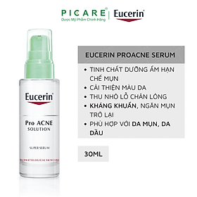 Serum Hỗ Trợ Điều Trị Mụn Eucerin ProAcne Solution Super Serum 30ml