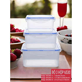 Mua Bộ Hộp Đựng Thực Phẩm Có Nắp Đậy Gài Khóa Gioong Silicon Kín Chắc Chắn - Sét 3 Hộp Đựng Thực Phẩm Cao Cấp Để Tủ Lạnh Bảo Quản Thức Ăn