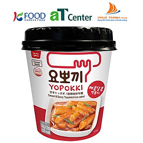 Hình ảnh Bánh Gạo Young Poong Topokki Vị Cay Ngọt Dạng Ly (140g)