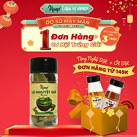 Lá Nguyệt Quế Vipep Hũ Nhựa 6g dùng khử mùi tanh, tăng hương vị món ăn, xông hơi - Gia vị Vipep