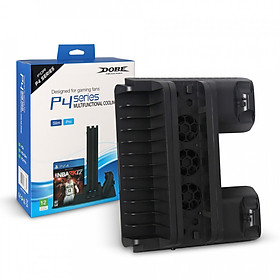 Mua Đế Tản Nhiệt Kèm Khay Đựng Đĩa Game Cho Máy PS4 Pro & PS4 Slim– Hàng Nhập Khẩu