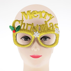 Glitter Merry Christmas Snowflake Sunglasses Novelty Glasses Party Eyewear