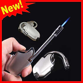 Mua Vỏ Hột Quẹt Bật Lửa Khò Vòi 1 Tia Châm Bếp Kiêm Đèn Pin Nhỏ Gọn Tiện Dụng Đẹp Độc Lạ Lửa Khò Mạnh Mẽ - Dùng Gas Cao Cấp