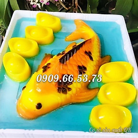 Khuôn rau câu 3 con cá chép loại 25 cm - Mã số 1745