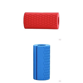 4Pcs   Bar Thick Barbell Dumbbell Grips For