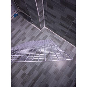 Mua vỉ lưới ô vuông sơn tính điện lưới treo tường lưới kệ sắt v lỗ ( rộng 30cm x dài 150cm)