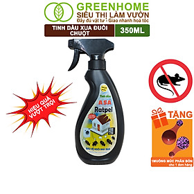 Mua Tinh Dầu Xua Đuổi Chuột Greenhome  ASA Rapel  Chai 350ml  Thảo Mộc  An Toàn Cho Người Và Vật Nuôi