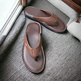 DÉP KẸP CHẤT LIỆU DA BÒ VATIS