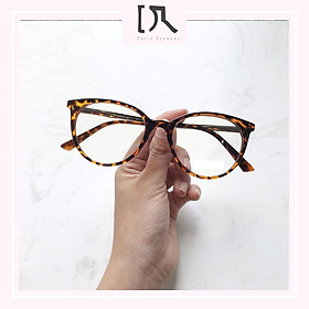 Gọng Kính Cận Nữ Dáng Tròn Nhựa Thời Trang Màu Đồi Mồi DORISEYEWEAR