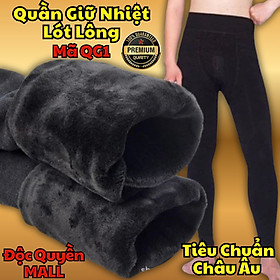 Quần Giữ Nhiệt QG1 Cho Nam D Danido Lót Lông Nhung Mềm Mịn Siêu Ấm Co Giãn 4 Chiều | Mặc Mùa Đông