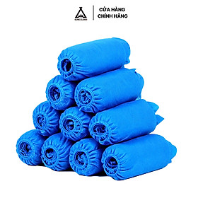 Bọc giày dép dùng một lần, làm từ vải không dệt chống mài mòn, chống bụi, bền, chống trượt 100 cái