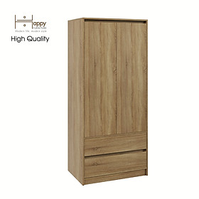 Mua  Happy Home Furniture  SALY   Tủ treo quần áo -  2 ngăn kéo   80cm x 52cm x 180cm ( DxRxC)  TCM_011