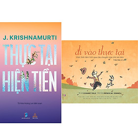 Hình ảnh Combo Sách Krishnamurti Thực Tại Hiện Tiền và Đi Vào Thực Tại