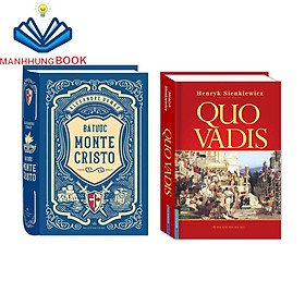 Hình ảnh Sách - Combo Bá tước Monte Cristo (bìa cứng) + Quo Vadis (bìa cứng)