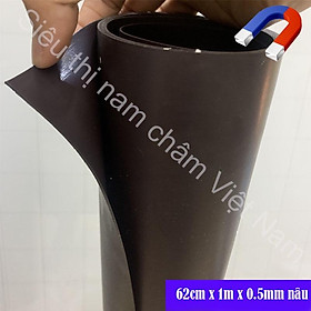 Mua Nam châm cuộn nâu 0 5mm x 62cm x 1 mét dài