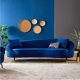 Mua Ghế sofa văng hạt đậu Echo kiểu dáng sang trọng vải nhung nhiều màu
