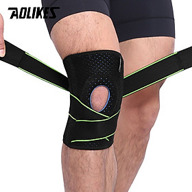 Đai bảo vệ đầu gối 4 lò xo trợ lực dây chằng AOLIKES A-7908 Sport Knee Pad