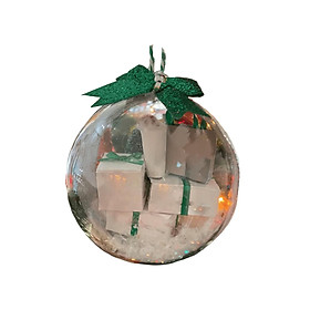 Transparent Christmas Ball Decorative Baubles,Christmas Tree Decoration Ornament for Party Wedding Holiday ,Home Decor