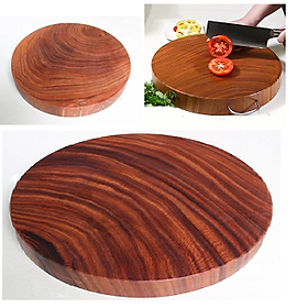 Mua  HÀNG LOẠI 1  Thớt Nghiến Tây Bắc 100% đường kính 24cm dày 2 5cm