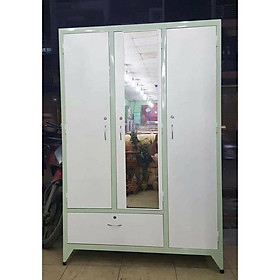 Mua Tủ sắt quần áo dày sơn tĩnh điện 3 cửa 1m2 - 1m8 – TSDT09