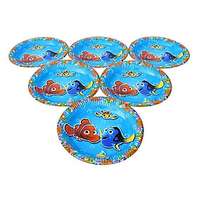 Set 6 cái Dĩa Sinh Nhật Chủ Đề Dành Cho Bé Trai