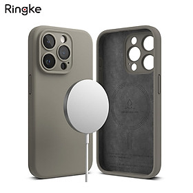 Ốp lưng dành cho iPhone 15 Pro Max/15 Pro/15 Plus/15 RINGKE Silicone Magnetic - Hàng Chính Hãng