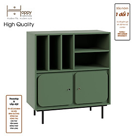 [Happy Home Furniture] SWEETY, Tủ lưu trữ nhiều ngăn - chân sắt, 86cm x 40cm x 95cm ( DxRxC), TCM_060
