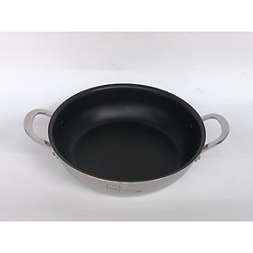 Chảo chống dính inox 3 lớp Fivestar 26cm 2 quai