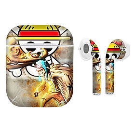 Mua Miếng dán skin chống bẩn cho tai nghe AirPods in hình One Piece - OPi026 (bản không dây 1 và 2)