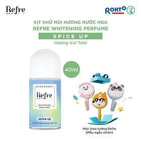 Lăn Khử Mùi Dưỡng Trắng Hương Nước Hoa Refre Whitening Perfume Spice Up - Hương Vui Tươi 40ml