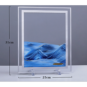 Mua Tranh cát chảy 3D tạo hình nghệ thuật. Trang trí decor bàn làm việc CỠ LỚN