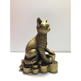 Mua Tượng mèo thần tài ngồi tiền phong thủy
