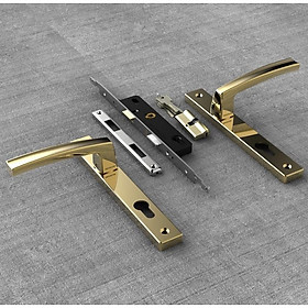 Mua Bộ khoá đa điểm huy hoàng màu vàng GOLD đồng thau cao cấp cửa xingfa