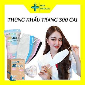 Khẩu trang kf94 - 4d an tâm, không xù lông, dễ thở, ko đứt dây, nhiều màu