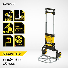 Mua Xe đẩy hàng 2 bánh gấp gọn Stanley FT501 tải trọng 60kgs  khung nhôm nhẹ - Hàng chính hãng