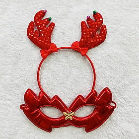 Combo Mặt Nạ Băng Đô Bờm Cài Tóc Noel Giáng Sinh Christmas