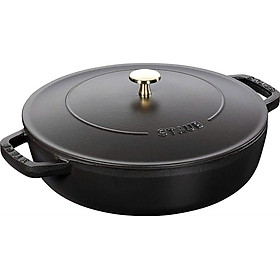 Mua CHẢO GANG STAUB WOK PERFECT 30CM MÀU XÁM Hàng chính hãng