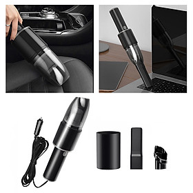 Compact Car Vacuum Cleaner Built in Battery Washable Handheld Vacuum Fits for Home Dust
