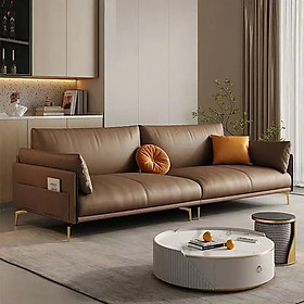 Ghế sofa băng Skiny loại da công nghiệp cao cấp phòng khách