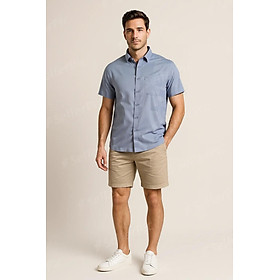 Áo sơ mi nam ngắn tay Khatoco