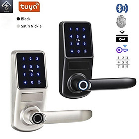 Khóa cửa vân tay thông minh chống trộm 5 cách mở cho gia đình, văn phòng. Kết nối bluetooth và wifi